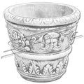 Pflanzgefäß 267, H: 34 cm, 22 kg